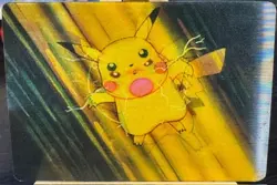 Pokemon Video Pioneer Lenticular Pikachu Promo Card Viz PIKA-0018D 3D - Image 1