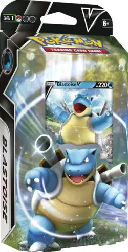 Pokemon Blastoise V Battle Deck Trading Card Game - Image 1