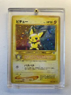 Japanese Pichu Holo No.172 Neo Genesis Pokemon Card 2000 - Image 3