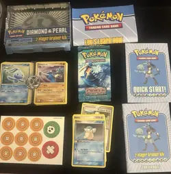 Pokemon Diamond & Pearl 2-Player Trainer Starter Kit Wrapper Missing Some Cards - Image 1