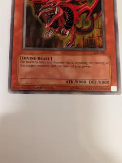 Slifer the Sky Dragon (Secret Rare) GBI-001 Yu-Gi-Oh! Unlimited - Image 4
