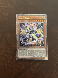 YUGIOH ALIN-EN022 Star Ryzeal Quarter Century Secret Rare 1st Edition NM - Image 1