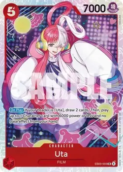 1x Uta (003) - Foil NM Eng OPCG - Extra Booster: One Piece Heroines Edition - Image 1