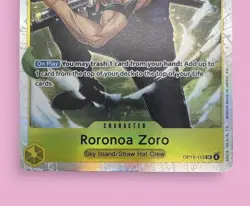 Roronoa Zoro - OP15-113 - SR - One Piece English - NM - Image 2