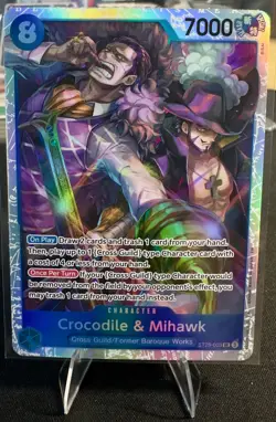 One Piece Crocodile & Mihawk ST25-003 SR Foil Starter Deck ST25 English NM - Image 2