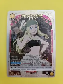 Union Arena "Winry Rockbell" R Alt Art Holo Foil Action Trigger 1000BP FMA-1-008 - Image 1
