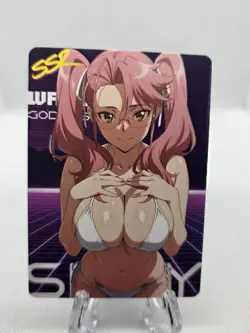 Saya Takagi High School Of The Dead Anime SSR Waifu Card - Image 1