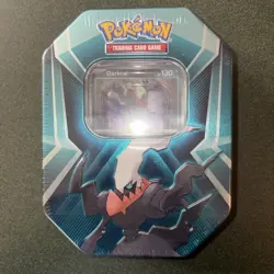 Darkrai 2024 Pokemon TCG Tin Brand New Sealed w/ 3 foil cards 3 booster packs - Image 1
