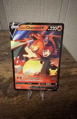 Lance's Charizard V SWSH133 SWSH: Sword & Shield Promo Cards Holo - Image 1