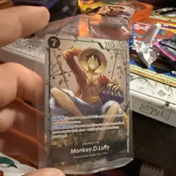 P-075 Monkey.D.Luffy Promo Card TS-02 Tin Set 02 ENGLISH SEALED - Image 1