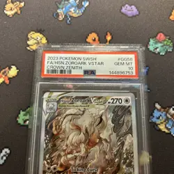 PSA 10 Hisuian Zoroark GG56 -Galarian Gallery Pokemon Card- Crown Zenith (7q) - Image 3