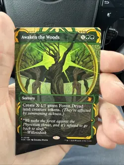 Awaken the Woods - M49 - MTG - Secrets of Strixhaven: Mystical Archives (SOA) - Image 1