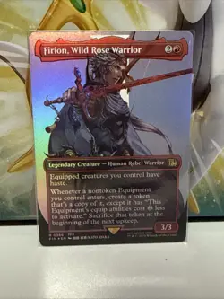 Firion, Wild Rose Warrior (Borderless) Final Fantasy Foil #386 NM+ - Image 1