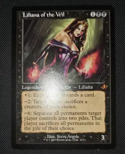MTG Liliana Of The Veil 475 Retro Frame Mythic Rare NM - Image 1