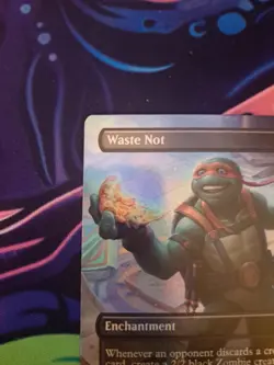 Magic: The Gathering Foil Waste Not Pizza Box Promo Unplayed Mint - Image 3