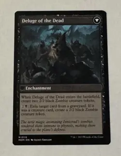 MTG Invasion of Innistrad Deluge of the Dead - March Of The Machine NM - Image 2