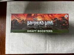 MtG Magic the Gathering The BROTHERS WAR DRAFT BOOSTER BOX NEW Sealed - Image 2