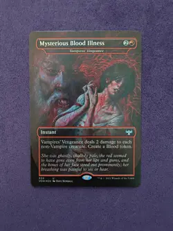 MTG - Mysterious Blood Illness - Vampires' Vengeance Foil VOW 339 Crimson Vow U - Image 1