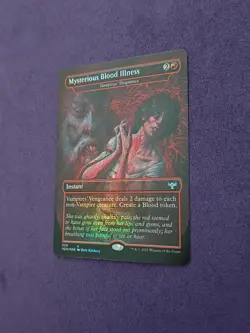 MTG - Mysterious Blood Illness - Vampires' Vengeance Foil VOW 339 Crimson Vow U - Image 2