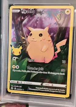 Pokemon Celebrations 25th Anniversary Card 2021 FA / Pikachu #005 PSA 8 NM-MT - Image 3