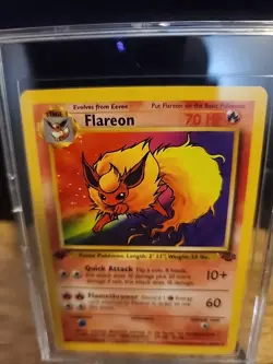 Pokemon TCG Flareon Jungle 3/64 Rare 1st Edition - Image 2