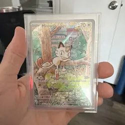 The Pokemon Company Meowth 106/094 Me02 Illustration Rare Holo 70 HP English - Image 1