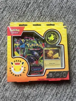 Pokemon Day 2026 Collection Sealed Box Pikachu Promo Coin Stamp 3 Booster Packs - Image 1