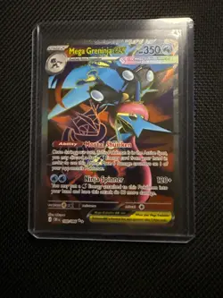 Pokemon Mega Greninja ex 100/086 Me04: Chaos Rising Holo Ultra Rare - Image 1