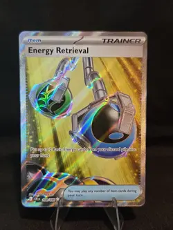 Energy Retrieval 108/086 Me04: Chaos Rising Holo Pokemon TCG NM - Image 2