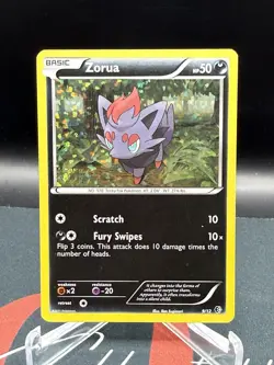 2011 Pokemon Zorua 9/12 McDonald's Promo Holo Rare MP - Image 2
