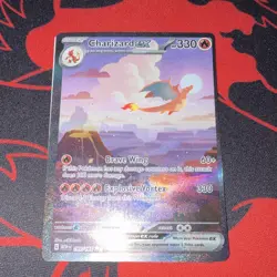 Pokemon Charizard 151 *MISCUT* ex 199/165 SIR Full Art Holo SV 151 330 HP ENG - Image 1