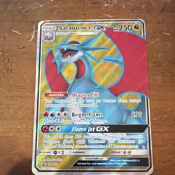 Pokemon TCG Salamence GX SM139 Full Art Promo Holo HP 250 English - Image 1