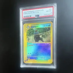 Pokemon Feraligatr Expedition Base Set #047/165 Reverse Holo Rare PSA 8 2002 Eng - Image 1