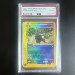Pokemon Feraligatr Expedition Base Set #047/165 Reverse Holo Rare PSA 8 2002 Eng - Image 5
