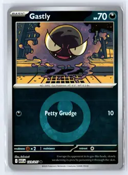 Gastly (Energy Symbol Pattern) 123/217 Ascended Heroes Pokemon Reverse Holo NM - Image 1