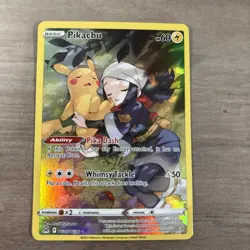 Pikachu TG05/TG30 Swsh11: Lost Origin Trainer Gallery Holo Pokemon TCG - Image 1