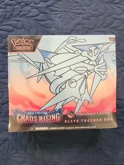 Pokemon Center Chaos Rising ETB Elite Trainer Box | New & Factory Sealed - Image 1