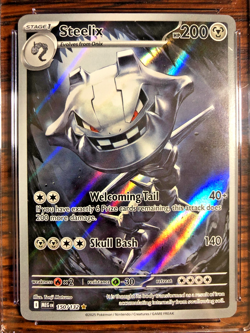 Steelix Illustration Rare #150|CGC NEAR MINT+ 7.5|Mega Evolution|Pokemon TCG - Image 2