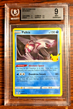 Palkia Holo Rare #004|BGS MINT 9|2021 SWSH Celebrations|Pokemon TCG|Stamped|Subs - Image 4