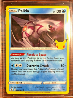Palkia Holo Rare #004|BGS NM-MT 8|2021 SWSH Celebrations|Pokemon TCG|Strong Subs - Image 2