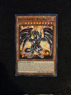 Yugioh Red-Eyes Darkness Metal Dragon HAC1-EN017 Duel Terminal Rare 1st Ed NM - Image 1