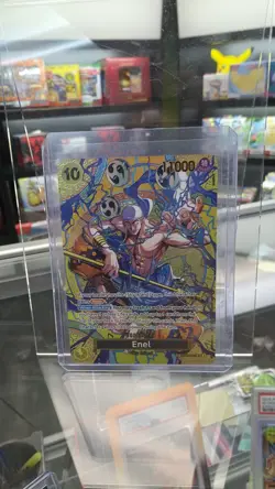 Enel (SP) EB02-052 SR, Adventure on Kami's Island, One Piece Card Game Holo Foil - Image 1