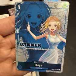 Kaya (OP03-044) Winner Tournament Promo One Piece TCG English LP Foil - Image 2