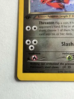 Dark Scizor Neo Destiny 1st Edition Holo Card 9/105 CLEAN RARE 2002 Pokemon - Image 3