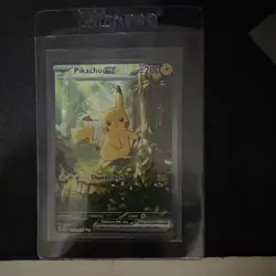 Pikachu ex 160/159 Crown Zenith Holo Full Art Rare Pokemon TCG Card - Image 1