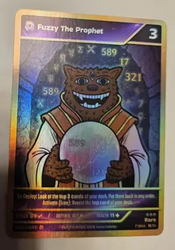 Fuzzycards Genesis Card Fuzzy The Prophet Rare Holo 1st Edition - Image 1