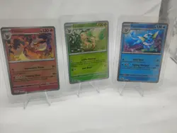 Pokemon TCG Prismatic Evolutions Master Ball Card Lot Vaporeon/Leafeon/Flareon - Image 1
