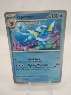 Pokemon TCG Prismatic Evolutions Master Ball Card Lot Vaporeon/Leafeon/Flareon - Image 3