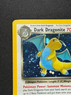 Pokemon Dark Dragonite Holo Team Rocket TCG Card 5/82 NM ~ ✴˚｡SWIRL˚｡✴ - Image 2