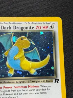Pokemon Dark Dragonite Holo Team Rocket TCG Card 5/82 NM ~ ✴˚｡SWIRL˚｡✴ - Image 4